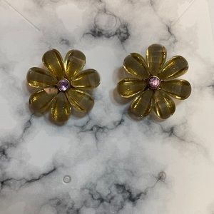 Vintage style daisy earrings